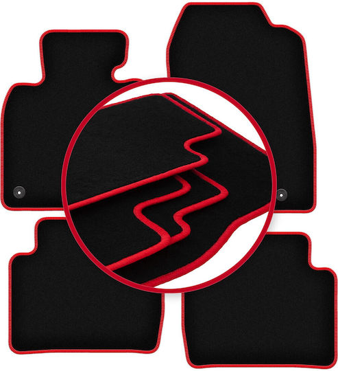 Carlux-red Car Mats Mazda Cx-5 Ii Suv 2017