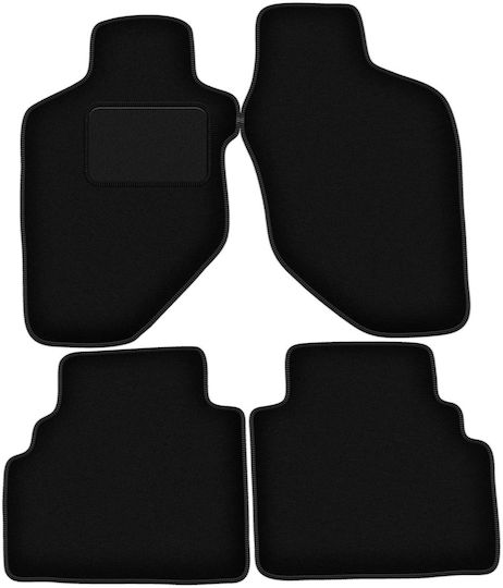 Black Velvet Floor Mats Opel Frontera B 3-door 1998-2006