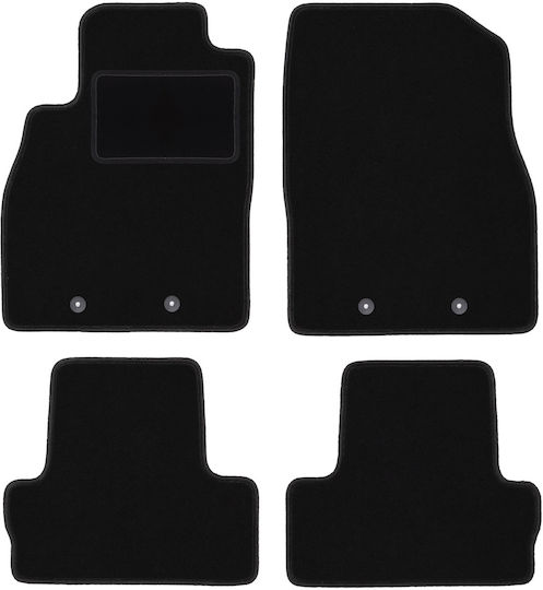 Black Velvet Floor Mats Chevrolet Volt Hatchback 2012-2017