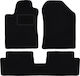 Black Velvet Floor Mats Toyota Corolla Verso Ii Minivan 2004-2009