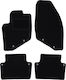 Black Velvet Floor Mats for Volvo S80 I Sedan 1998-2006