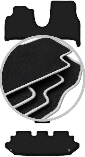 Carlux Silver Car Mats for Lancia Phedra 7 Seater 2002-2010