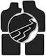 Carlux-Silber Autoteppiche Fiat Siena Limousine 1996-2006