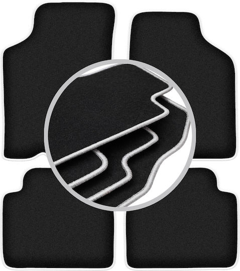 Carlux-silver Car Mats Kia Sephia I Sedan 1994-1997