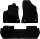 Black Velvet Car Mats Peugeot Partner II Tepee 2008-2018