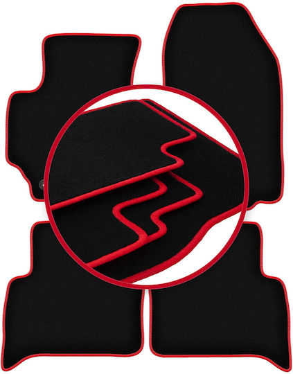 Carlux-rote Fußmatten Fiat Croma II Kombi 2005-2011