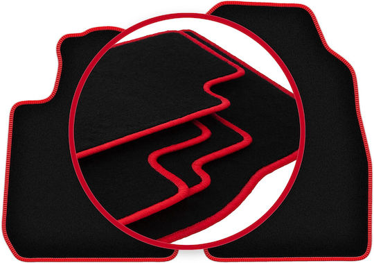 Carlux Red Car Mats Ford Streetka Cabrio 2003-2006