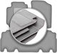 Covorașe auto gri Toyota Yaris Verso Minivan 1999-2005