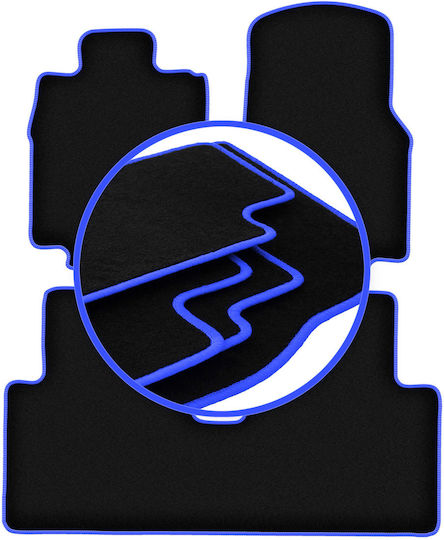 Carlux-blue Car Mats Mercedes Vaneo W414 Minivan 2001-2005