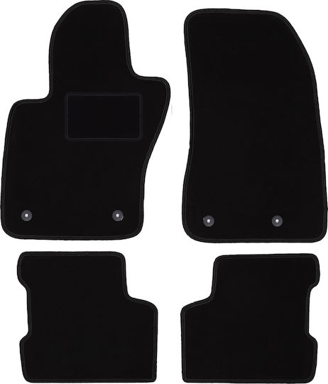 Covorașe de podea catifea neagră Jeep Renegade SUV 2014-2019