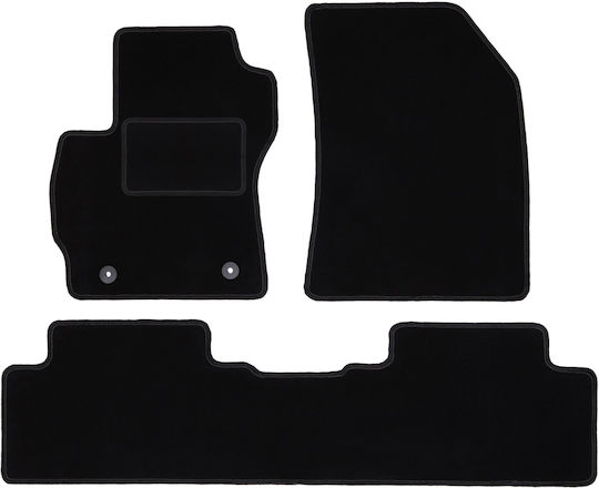 Covorașe de podea catifea neagră Mazda Premacy II Minivan 2005-2010