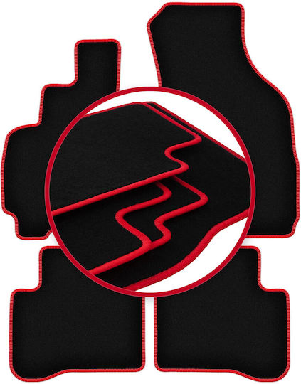 Carlux-red Car Mats Hyundai Atos Hatchback 1997-2008