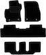 Black Velvet Floor Mats Mazda Premacy Ii 7-seater 2005-2010