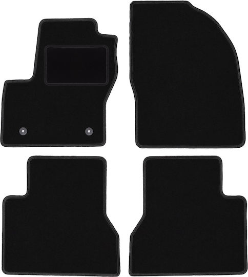 Black Velvet Floor Mats Ford Tourneo Connect Combivan 2013-2017