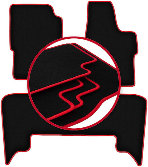 Carlux Red Car Mats Opel Monterey Suv 1991-1999