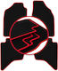 Carlux-red Car Mats Ford Ranger Mk2 Pickup 2007-2012