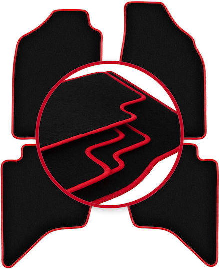 Carlux-red Car Mats Ford Ranger Mk2 Pickup 2007-2012