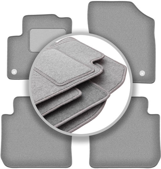 Gray Car Mats for Citroen C3 Picasso Minivan 2008-2017