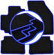 Carlux-blue Car Floor Mats Nissan Pixo Hatchback 2008-2013