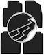 Carlux-silver Car Mats Nissan Navara Iii D40 Pickup 2005-2011