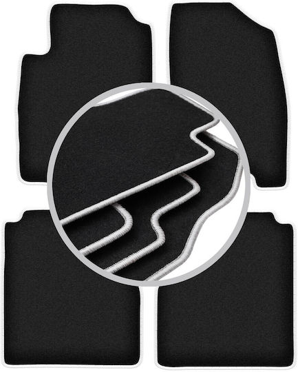 Carlux-silver Car Mats Nissan Navara Iii D40 Pickup 2005-2011