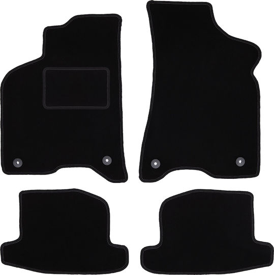 Black Velvet Floor Mats Volkswagen Lupo Hatchback 1997-2005