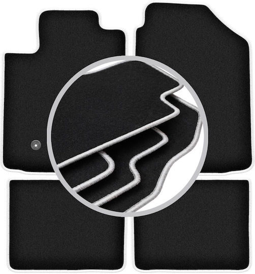 Carlux-silver Car Mats Toyota Corolla E12 E13 Hatchback Wagon Sedan 2002-2007