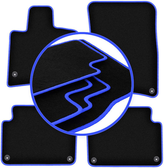 Carlux Blue Car Mats for Audi Q7 I 4L SUV 2005-2015