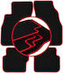 Carlux-rote Fußmatten Fiat Punto Evo Hatchback 2009-2012