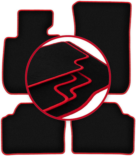 Carlux Red Car Mats Bmw 3 E91 Station Wagon Touring 2004-2011
