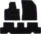 Black Velvet Car Mats Citroen C4 SpaceTourer Minivan 2013-2018