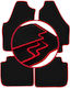 Carlux-red Car Mats Lancia Musa Minivan 2004-2012