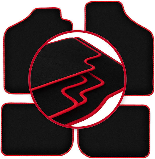Carlux-rote Autoteppiche Fiat Uno Hatchback 1983-2001