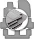 Сиви стелки за кола Citroen C4 Grand Spacetourer 7-местен 2013-2021