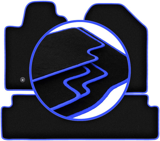 Carlux-blue Car Mats Toyota Corolla Verso Ii Minivan 2004-2009