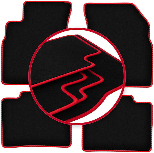 Carlux-red Car Mats Hyundai Sonata Iv Sedan 2005-2010