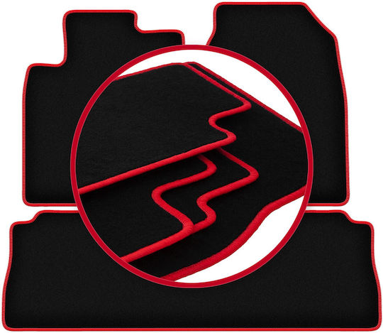Covorașe auto Carlux-roșu pentru Chevrolet Captiva SUV 2006-2017