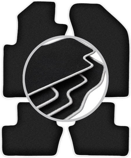 Carlux-silver Car Mats Jeep Compass Mk49 Suv 2007-2017