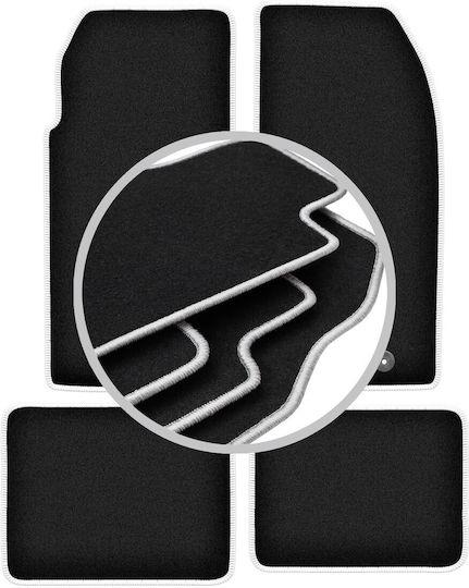 Carlux-silver Car Mats Peugeot 205 Cabrio 1983-1998