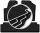 Carlux Silver Car Mats Peugeot Partner I Kombivan Tepee 1997-2010