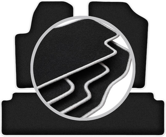 Carlux Silver Car Mats Peugeot Partner I Kombivan Tepee 1997-2010