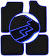 Carlux-blue Car Mats Audi 80 B3 Sedan 1986-1991