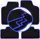Carlux-blue Car Mats Opel Ascona C Liftback Sedan 1981-1988