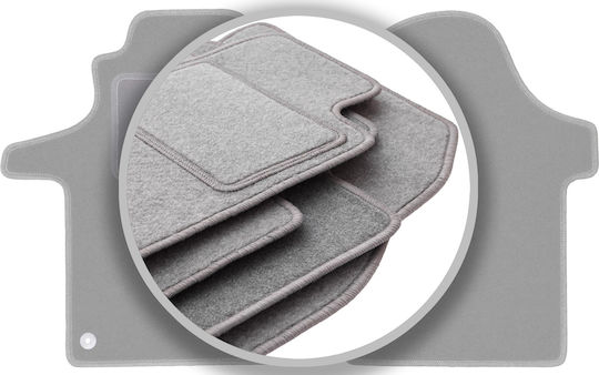 Gray Car Mats Toyota Corolla Verso Ii 7-seater 2004-2009