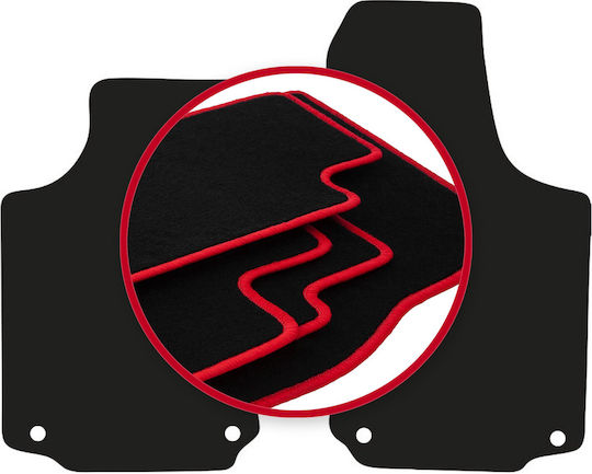 Carlux-rote Fußmatten Opel Tigra B Twintop Cabrio 2003-2008