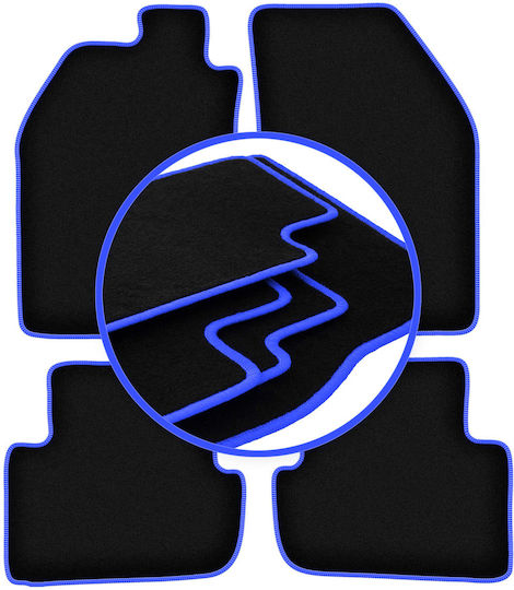 Carlux-blue Car Mats Saab 9000 Sedan 1984-1991