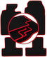 Carlux-red Car Mats Mini Cooper One R50 Hatchback 2001-2007