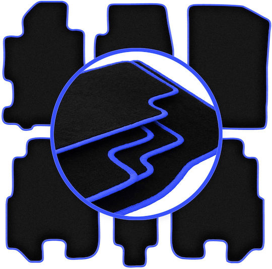 Carlux-blue Car Mats Honda Fr-v Minivan 2004-2009