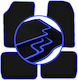 Carlux Blue Car Mats Saab 900 I 0 1978-1993