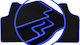 Carlux-blau Autoteppiche Fiat Scudo II Van 2007-2016